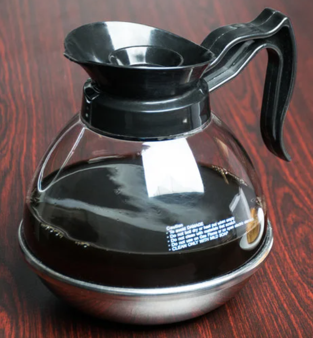 Coffee Decanter, Glass, 64 oz