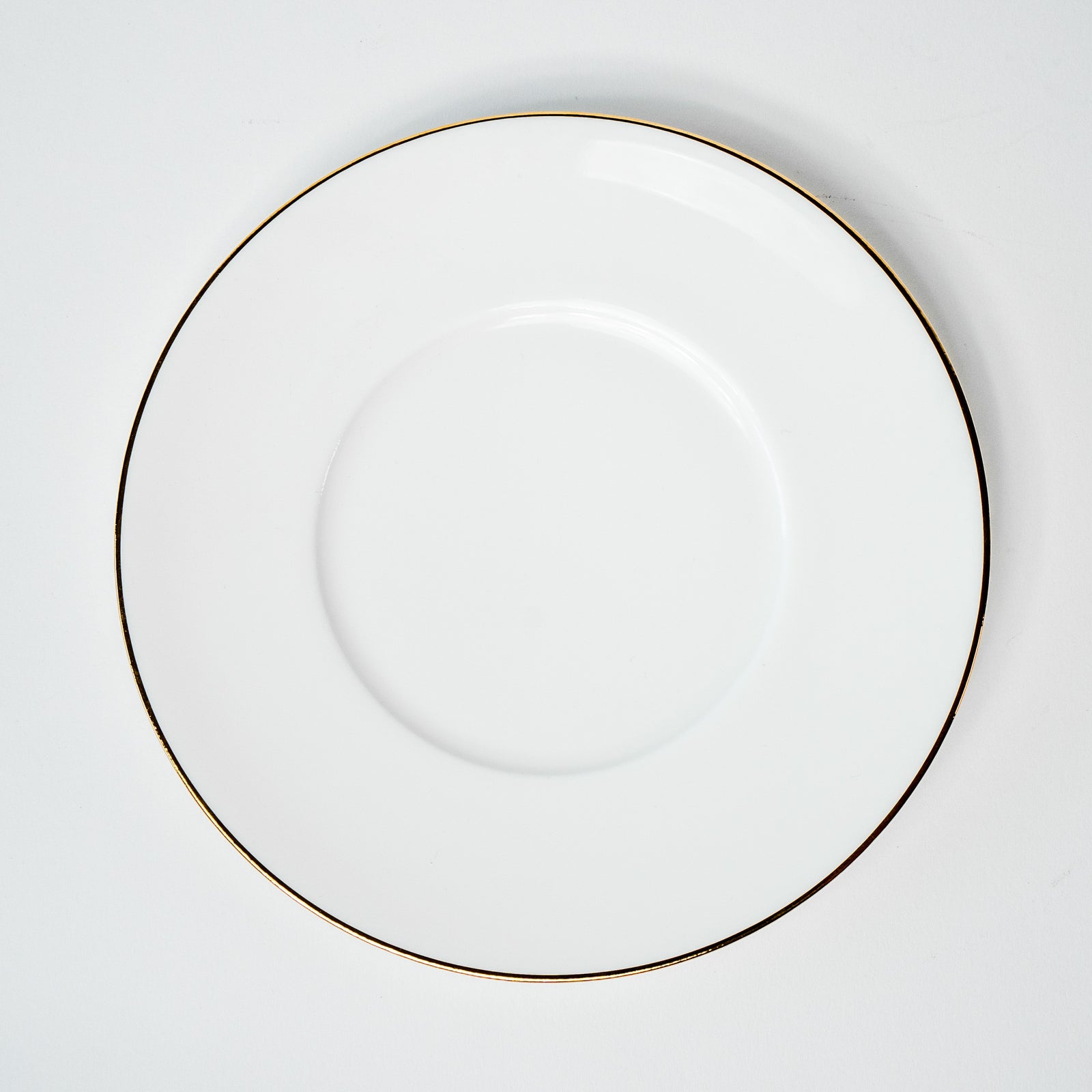 6" Saucer, Plain or Custom Logo China