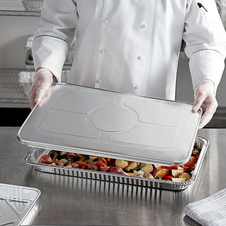 Steam Pan Lid, Foil, Full Size, 50/CS