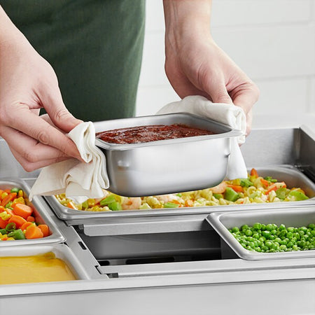 Food Pan, Stainless Steel, 2.5" Deep