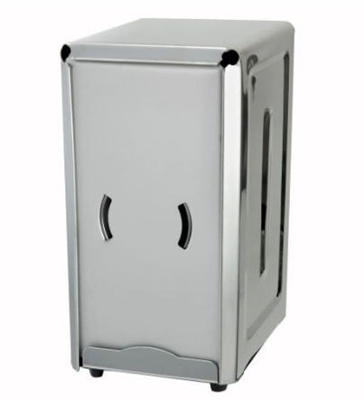 Napkin Dispenser, Tallfold, Stainless Steel