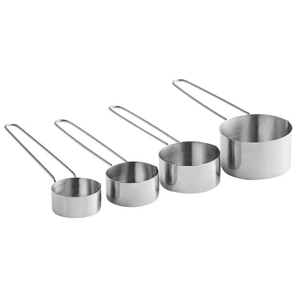 Measuring Cup Set, Stainless Steel, 4-PC