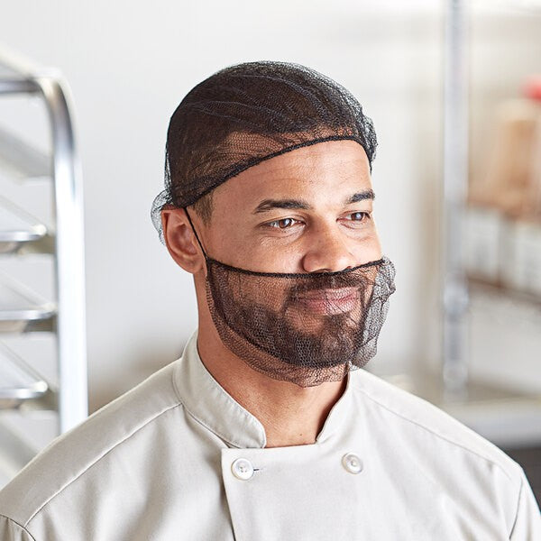 Hairnets, Black, Disposable, 144/BX