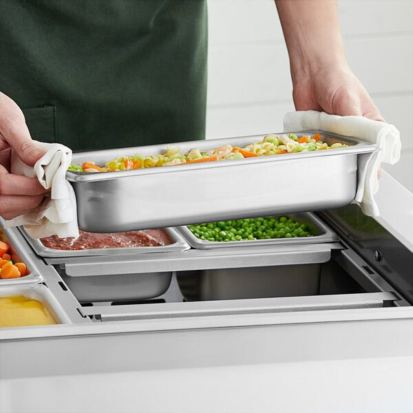 Food Pan, Stainless Steel, 2.5" Deep