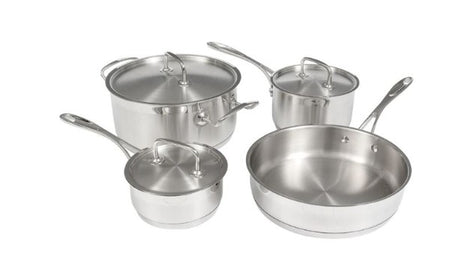 Cookware Set, Stainless Steel, 7PC