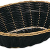 Basket, Oval, 9.5", Black & Gold