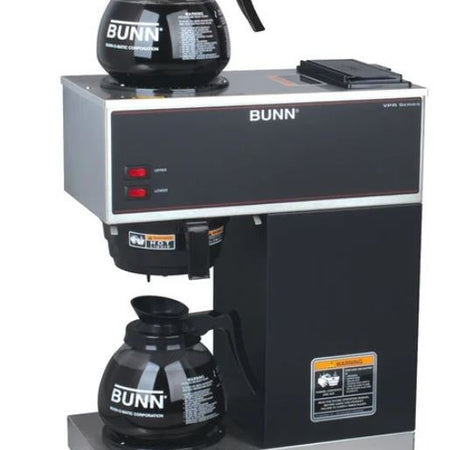 Coffee Brewer, Pourover, Upper & Lower Warmer, 120V