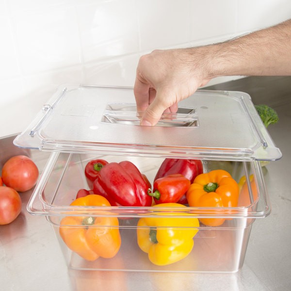 Food Pan Lid, Clear Plastic