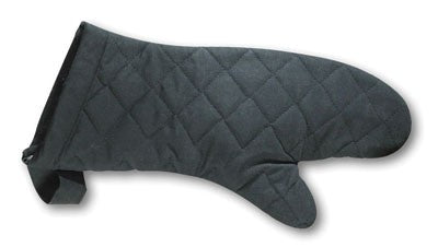 Oven Mitt, Pyrotex, Black, 17", 2/Pair